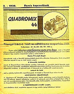 Remix kapcsolások, 1938