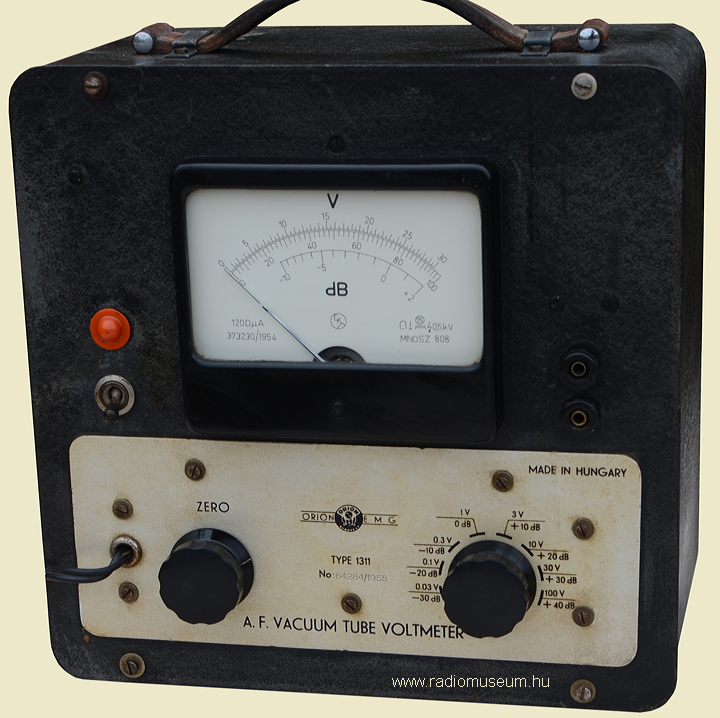 EMG 1311 hangfrekvenciás csővoltmérő