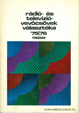 Rádió-és Televízió vevőcsövek 1975